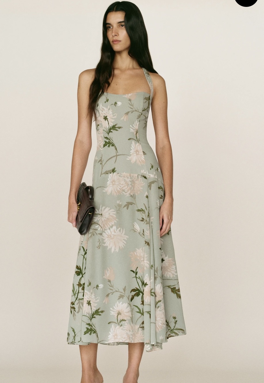 Reformation Yanitza Dress Green - Size 12